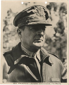  For his services, General MacArthur received the first Purple Heart Medal.