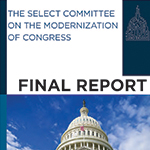 Partial cover of the Select Committee on the Modernization of Congress final report.